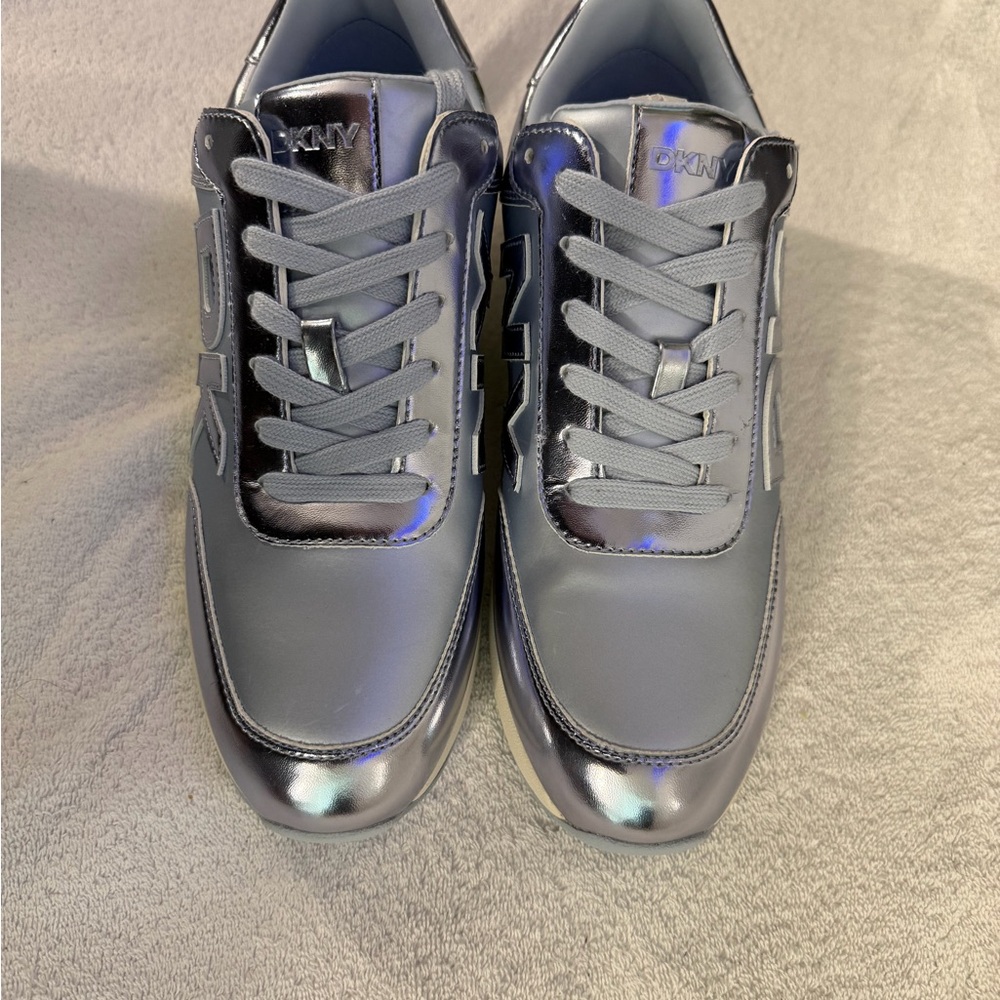 DKNY Black Logo Lace-Up Shoes
